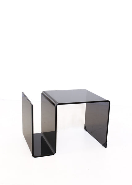 Thick Glass S-shape Coffee or Side Table