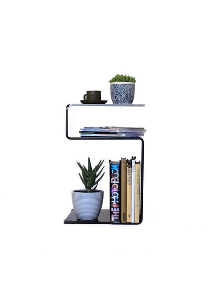 Thick Glass S-shape Coffee or Side Table