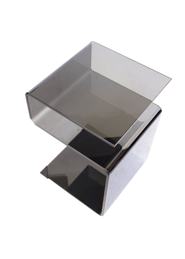 Thick Glass S-shape Coffee or Side Table