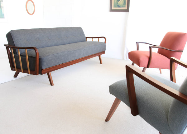 1950's Scandinavian Modern Sofa Bed