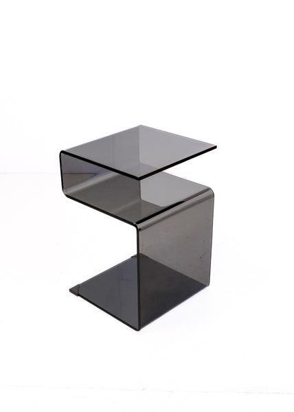 Thick Glass S-shape Coffee or Side Table