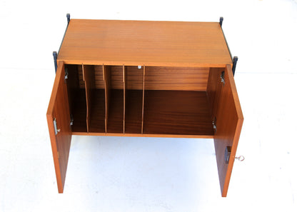 1960's Ladder Frame Record Cabinet
