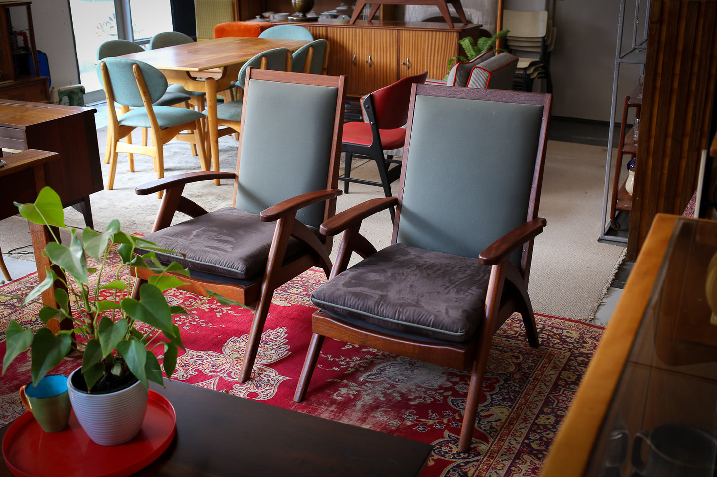 A Pair of Vintage Scandi Armchairs