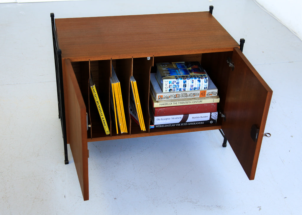 1960's Ladder Frame Record Cabinet