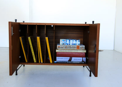 1960's Ladder Frame Record Cabinet