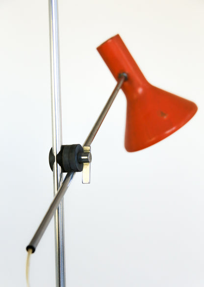 Orange 1970's Anglepoise Floor Lamp