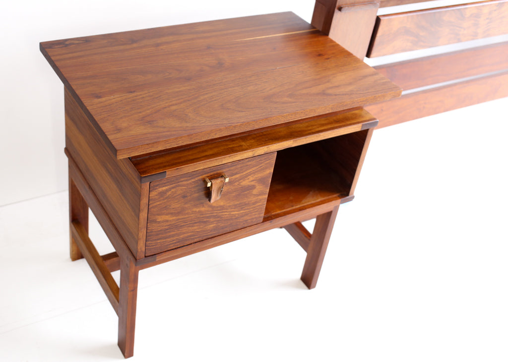 John Tabraham King Headboard with Bedside Cabinets