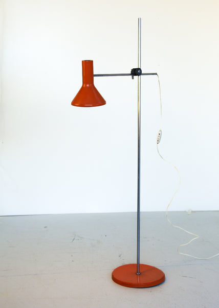 Orange 1970's Anglepoise Floor Lamp