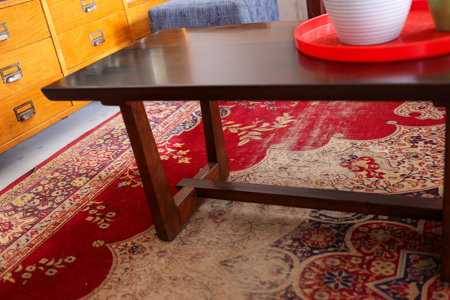 Solid Hardwood Mid-century Coffee Table