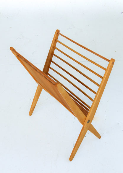 Foldable 1960's Magazine Rack