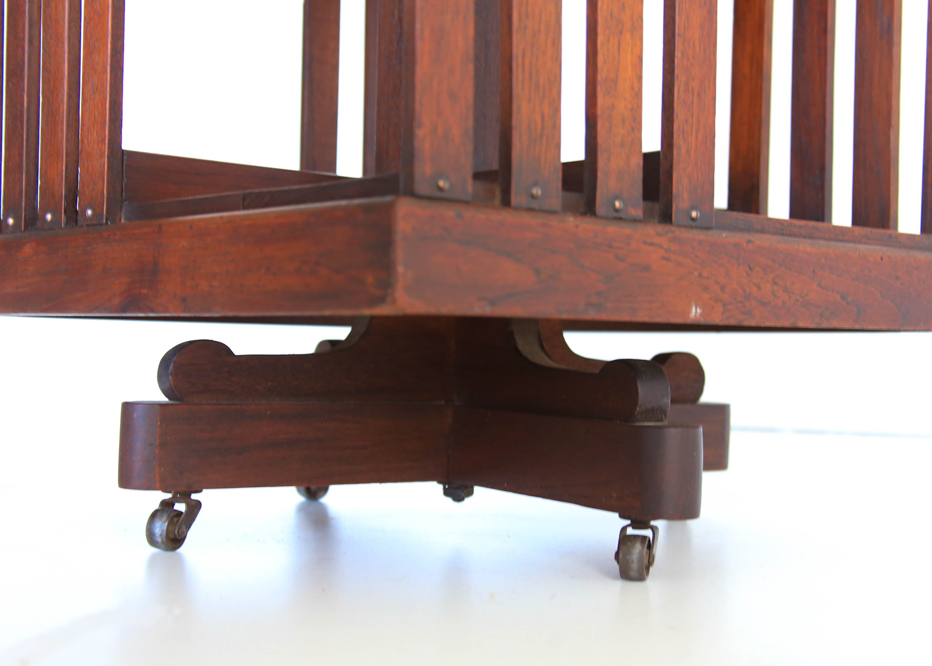 Edwardian Style Revolving Bookcase – Huisraad Modern