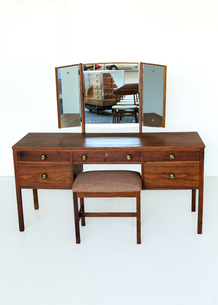 Vintage Modern Teak Dressing Table by DS Vorster