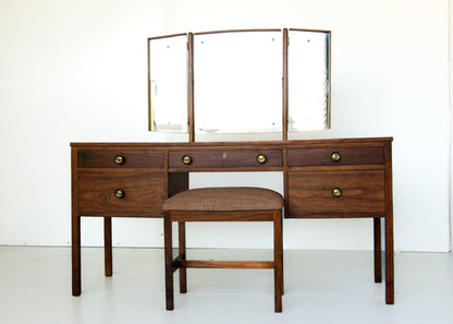 Vintage Modern Teak Dressing Table by DS Vorster