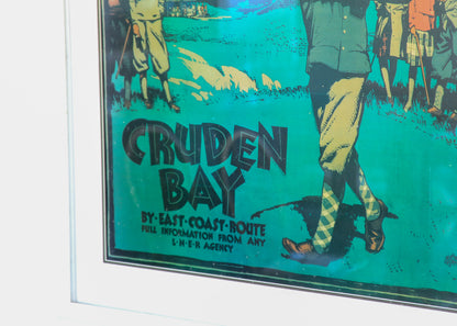 Framed 'Cruden Bay' National Railway Poster