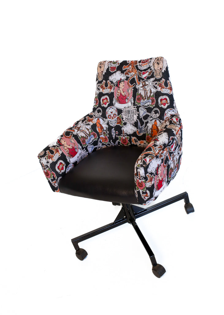 Retro Swivel Office Chair