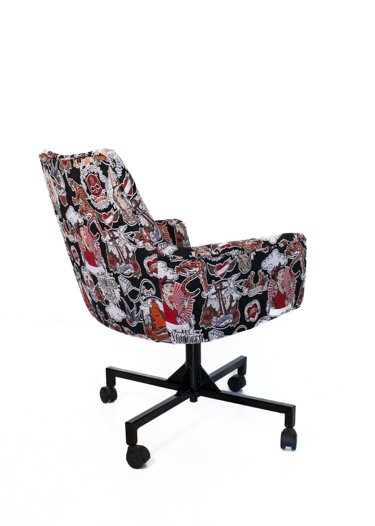 Retro Swivel Office Chair