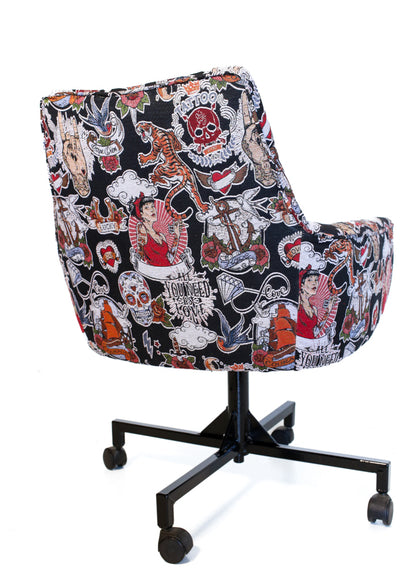 Retro Swivel Office Chair