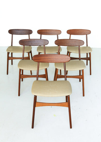Two Sets of Rare DS Vorster Dining Chairs