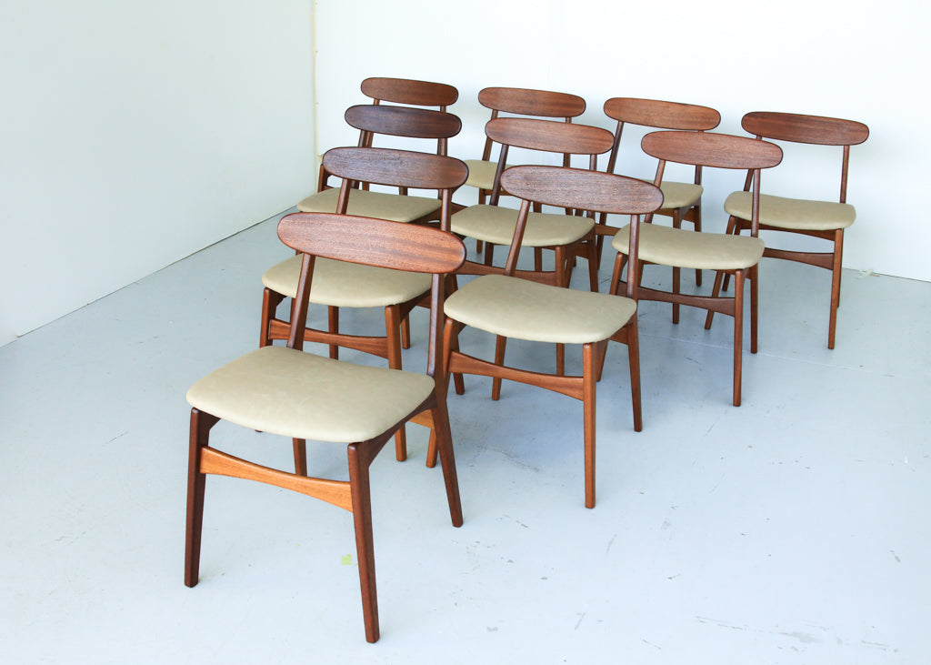 Two Sets of Rare DS Vorster Dining Chairs