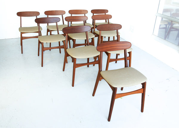 Two Sets of Rare DS Vorster Dining Chairs