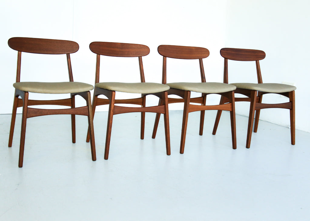 Two Sets of Rare DS Vorster Dining Chairs