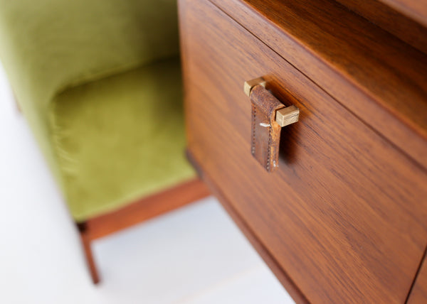 John Tabraham Dressing Table, Mirror and Stool