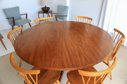 Round Six-Seater Dining Table
