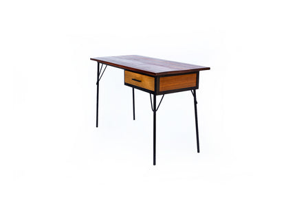 MCM Steel and Solid Wood Desk