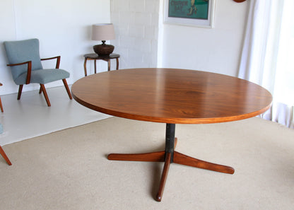 Round Six-Seater Dining Table