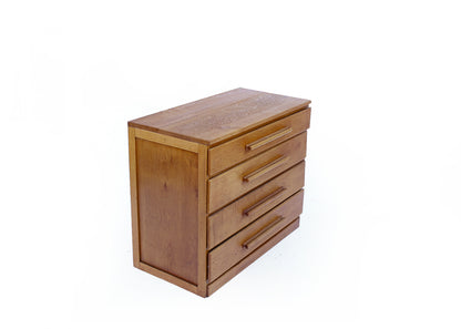 Solid Oak Vintage Chest of Drawers