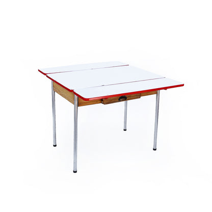 Extendable Enamel Top Kitchen Table