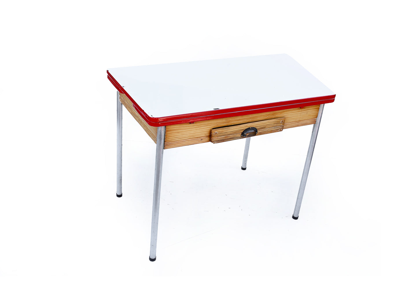 Extendable Enamel Top Kitchen Table