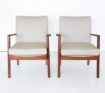 A Pair of Vintage Modern Armchairs
