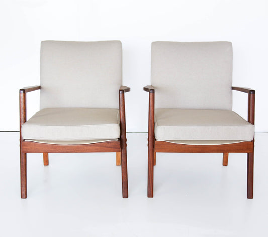 A Pair of Vintage Modern Armchairs
