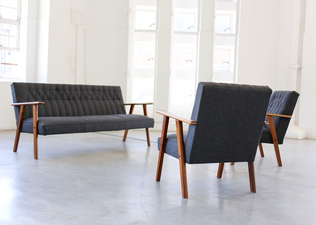 Pair of MCM Armchairs