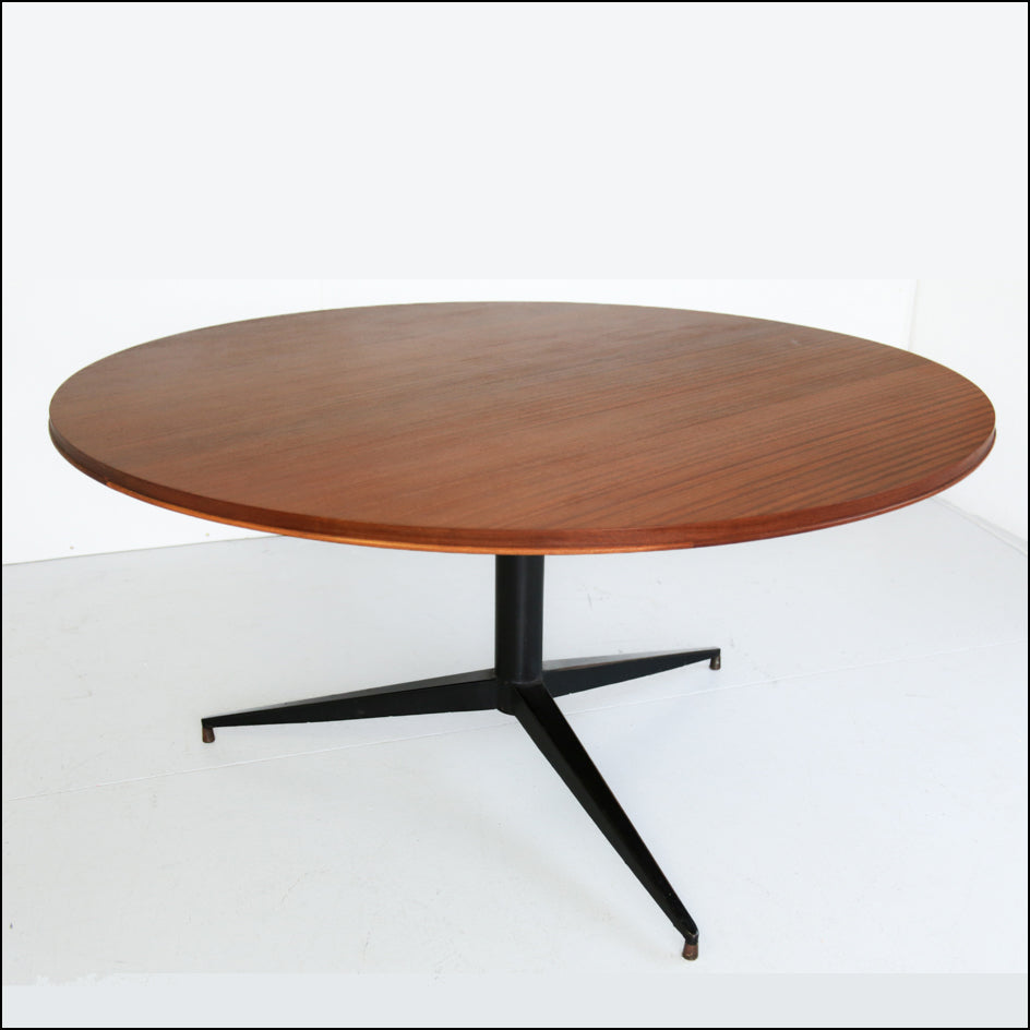 1960's Round Dining Table by John Tabraham for DS Vorster - six-seater