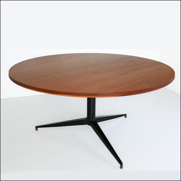 1960's Round Dining Table by John Tabraham for DS Vorster - six-seater