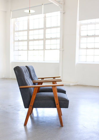 Pair of MCM Armchairs