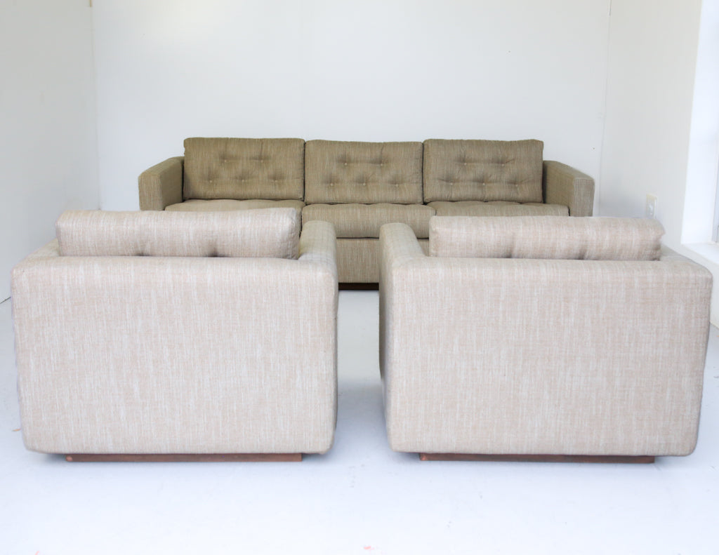 A Pair of Cube Lounge Chairs