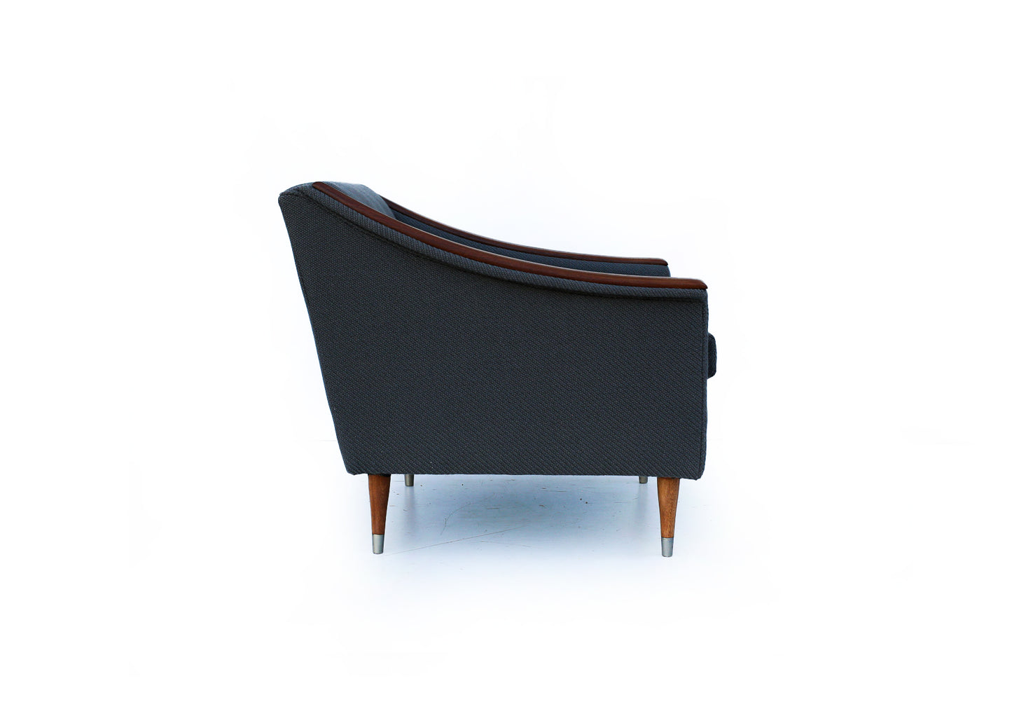 Rare Mid-Century Armchair with Sloped Arms