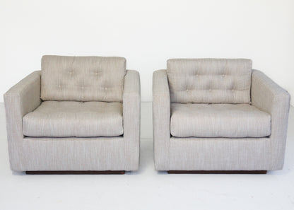 A Pair of Cube Lounge Chairs