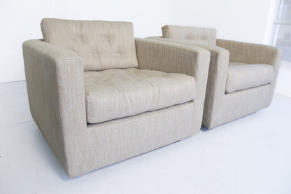 A Pair of Cube Lounge Chairs