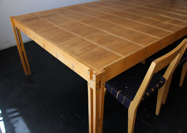 Solid Birch Wood Boardroom Table