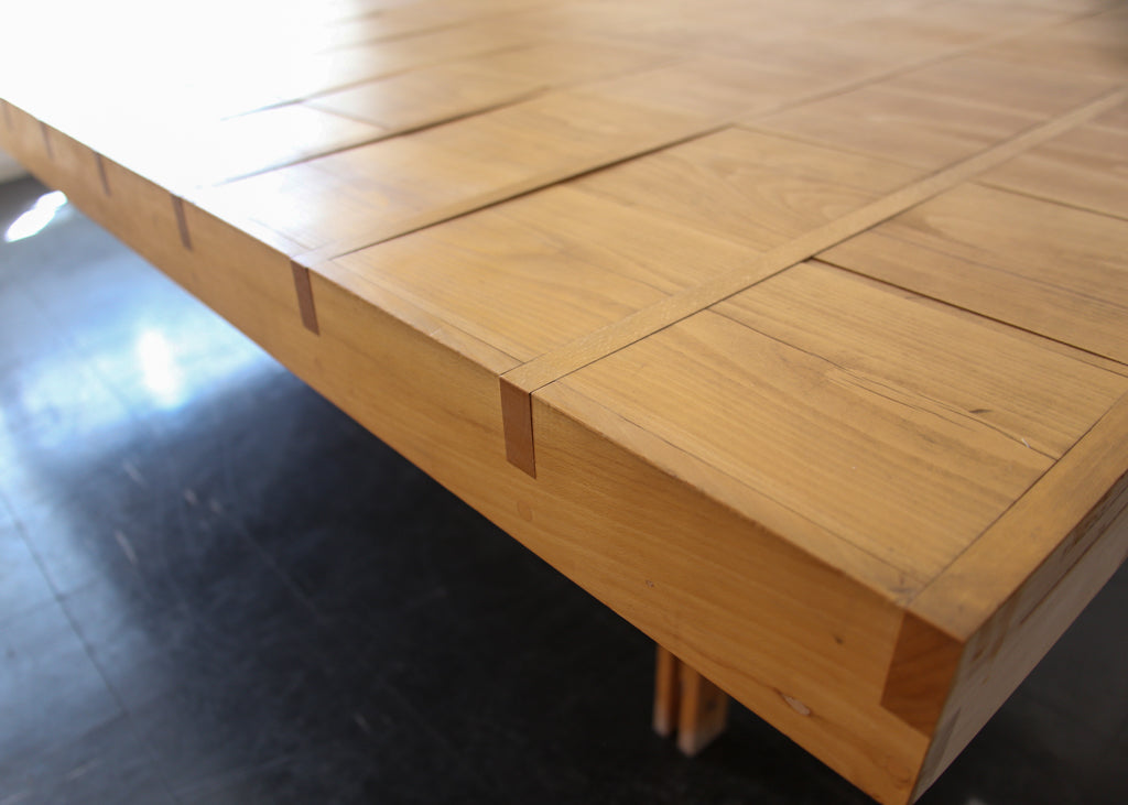Solid Birch Wood Boardroom Table