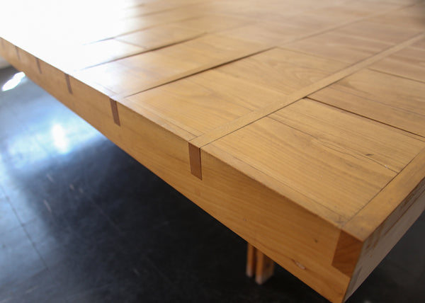 Solid Birch Wood Boardroom Table