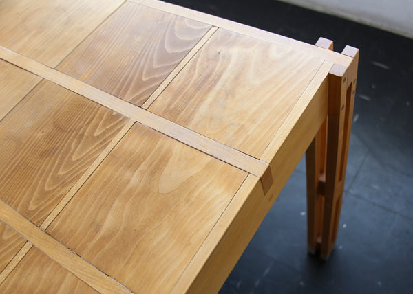 Solid Birch Wood Boardroom Table