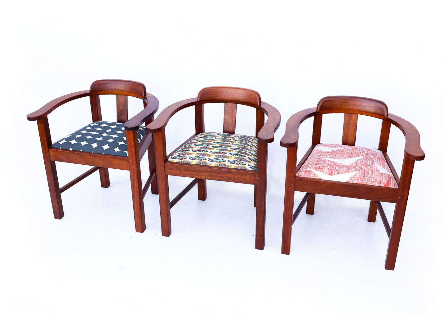 7 Vintage Station Master's Chairs - priced per chair