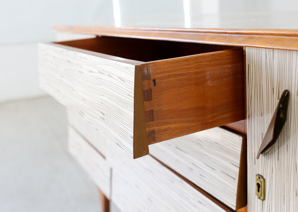 Rare Mid-century Formica Sideboard