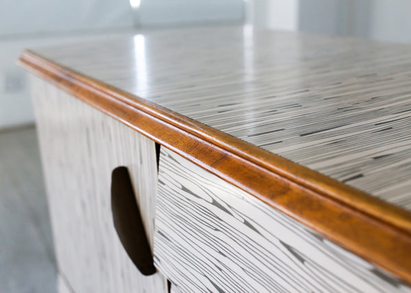 Rare Mid-century Formica Sideboard