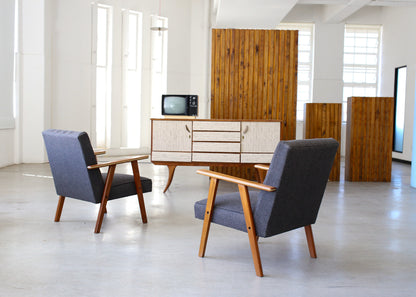 Pair of MCM Armchairs